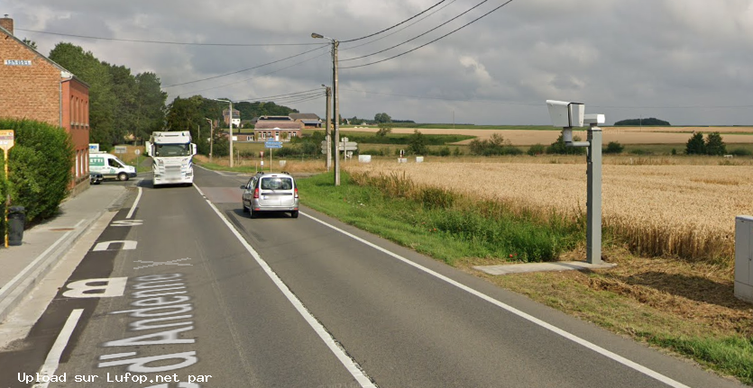 BELGIQUE photo du radar Hanret Route d