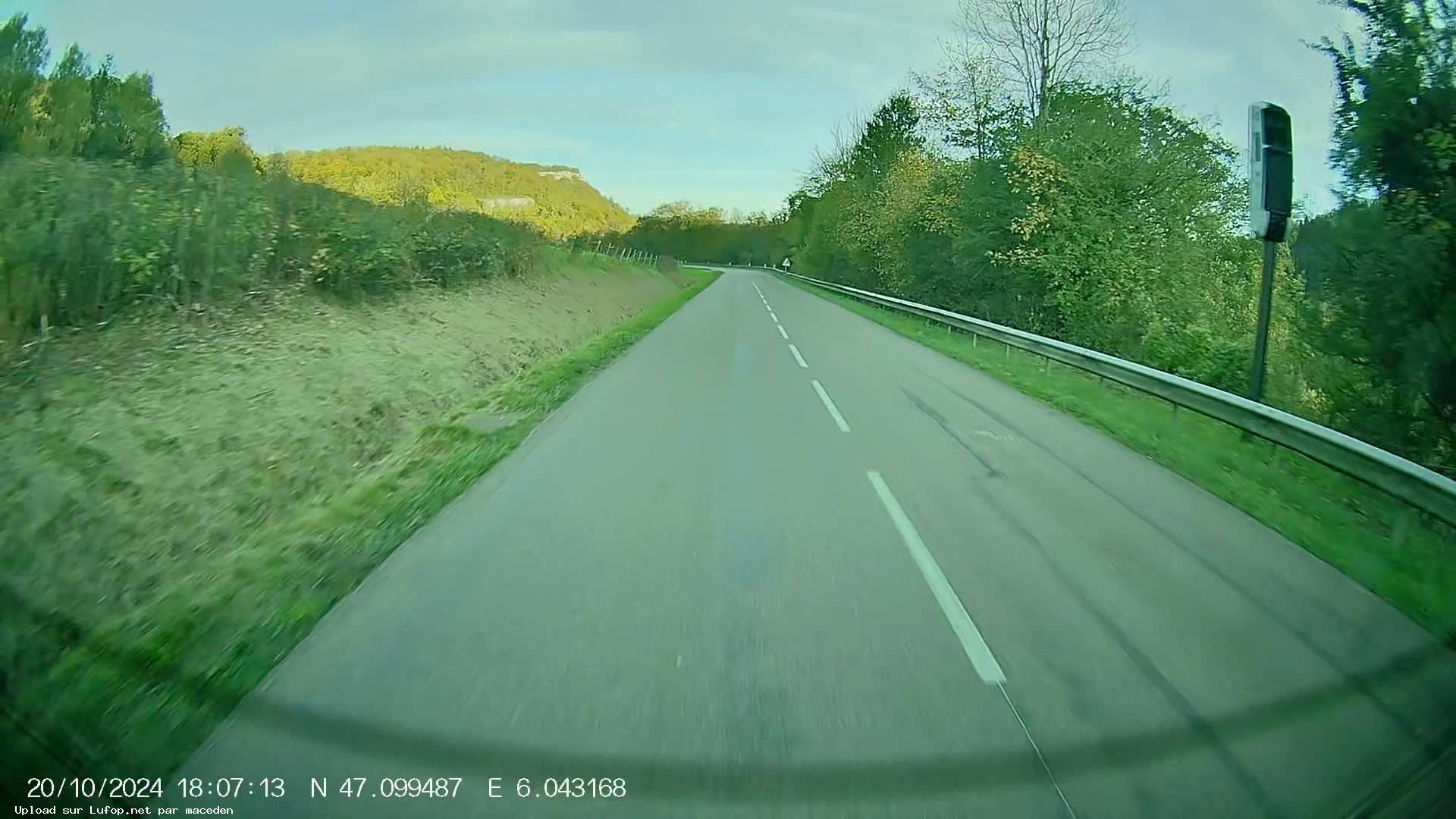 FRANCE photo du radar Scey-Maisières D9 25 - Doubs