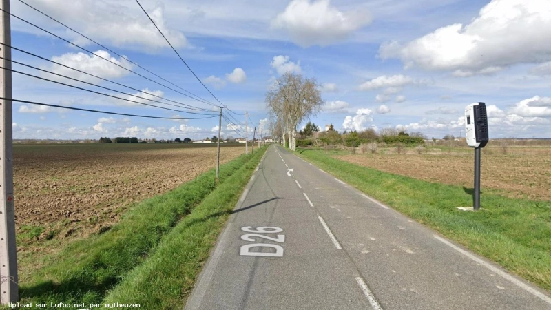 FRANCE photo du radar Verdun-sur-Garonne D26 82 - Tarn-et-Garonne
