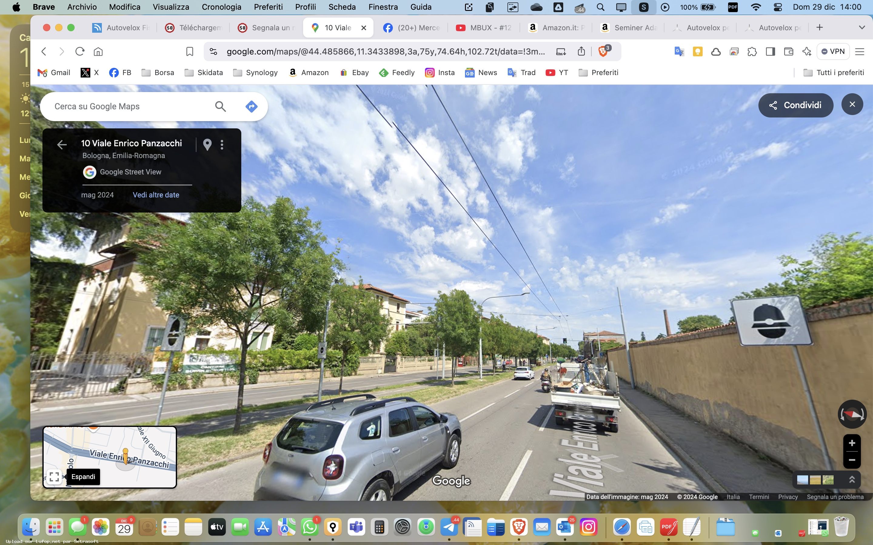 ITALIE photo du radar Bologne Tangenziale delle Biciclette 40 - Émilie-Romagne