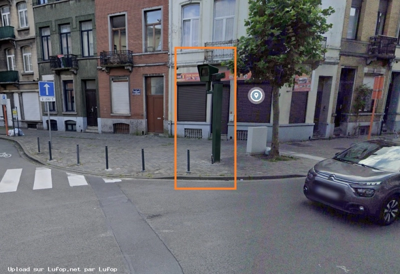 BELGIQUE photo du radar Schaerbeek Rue Vanderlinden Bruxelles-Capitale