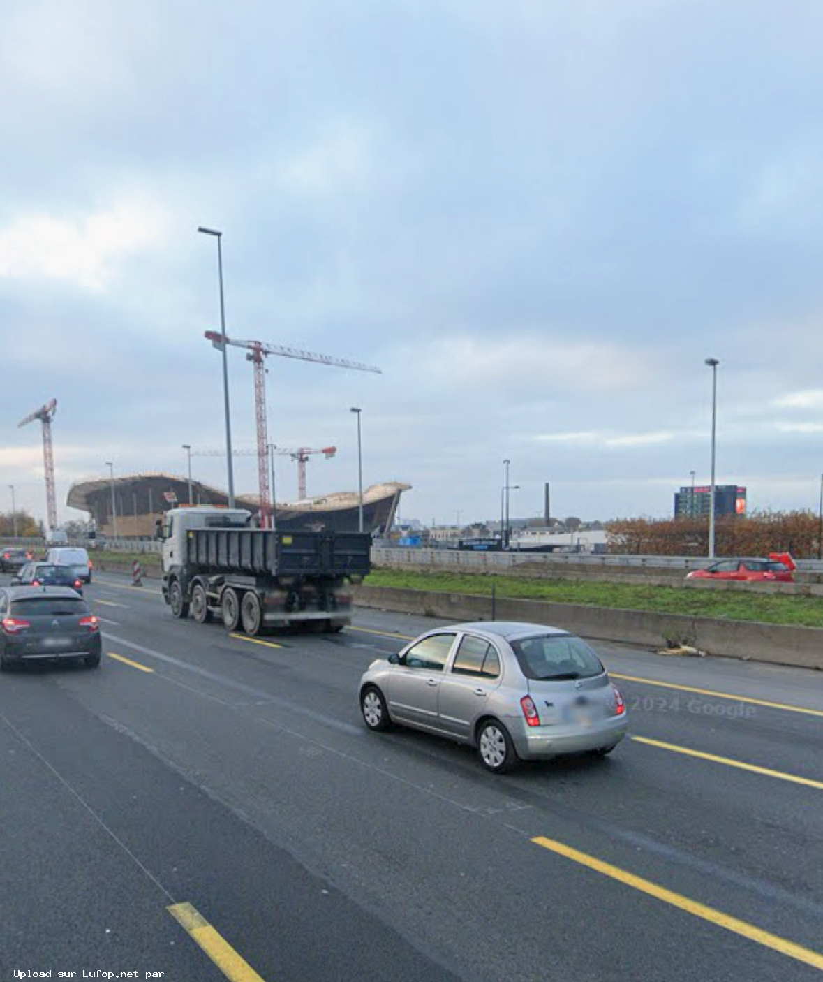 FRANCE photo du radar Saint-Denis Autoroute A1 93 - Seine-Saint-Denis