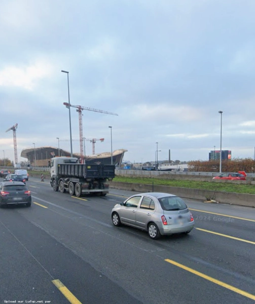 FRANCE photo du radar Saint-Denis Autoroute A1 93 - Seine-Saint-Denis