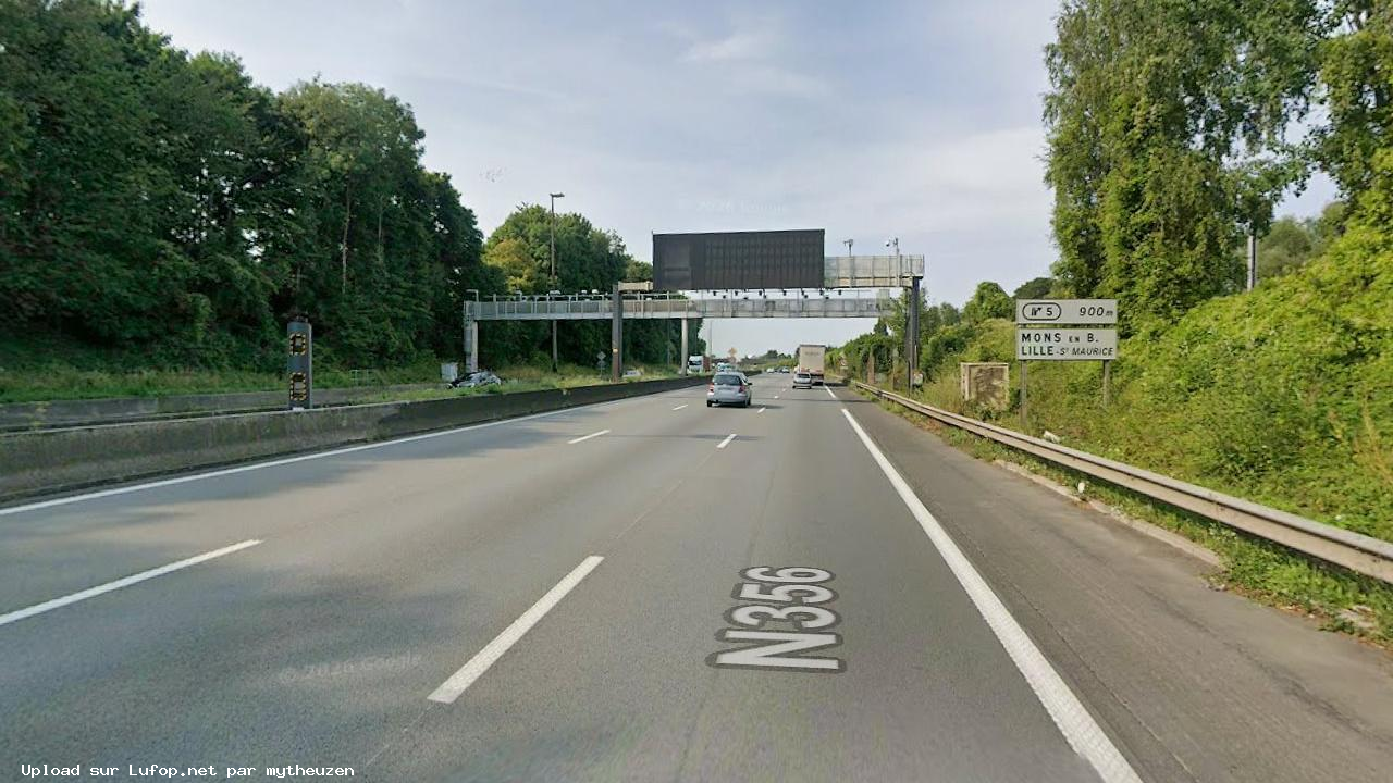 FRANCE photo du radar Mons-en-Baroeul N356 59 - Nord