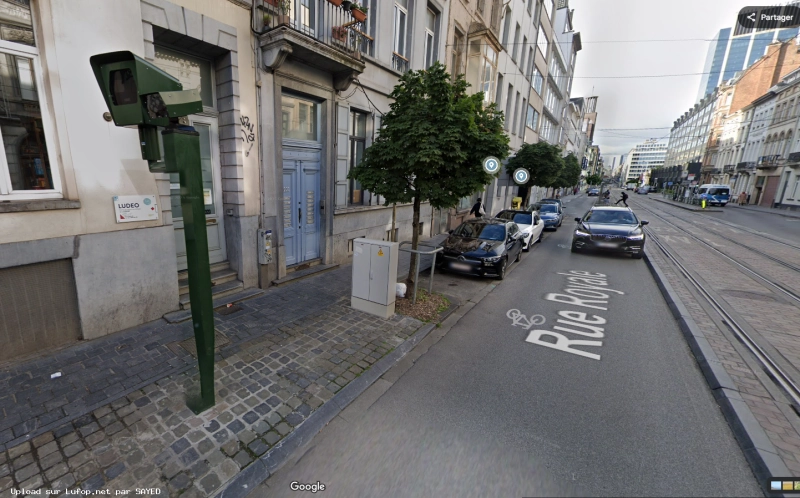 BELGIQUE photo du radar Saint-Josse-ten-Noode Rue Royale Bruxelles-Capitale