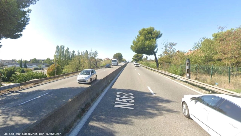 FRANCE photo du radar Martigues A55 13 - Bouches-du-Rhône