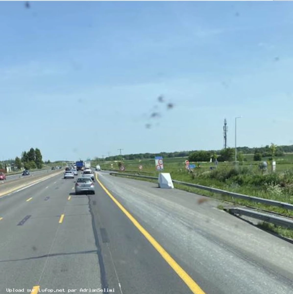 FRANCE photo du radar Bussy-Saint-Georges A4 77 - Seine-et-Marne