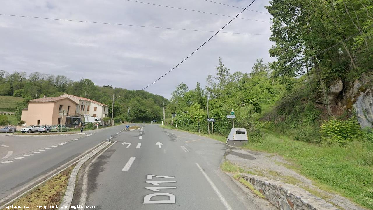 FRANCE photo du radar Saint-Martin-de-Caralp D117 09 - Ariège