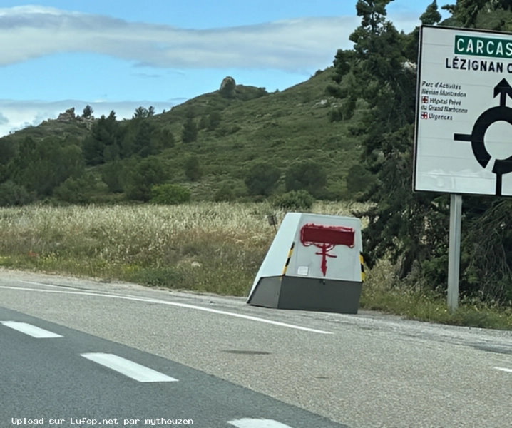 FRANCE photo du radar Montredon-des-Corbières Rue Roque Tignouse 11 - Aude