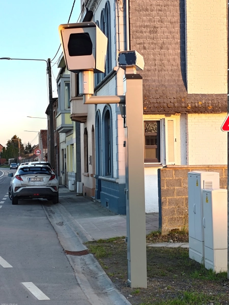 BELGIQUE photo du radar Estinnes-au-Val Route de Mons Hainaut