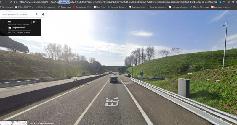 PORTUGAL photo du radar Matosinhos A4;IP 4 44 - 