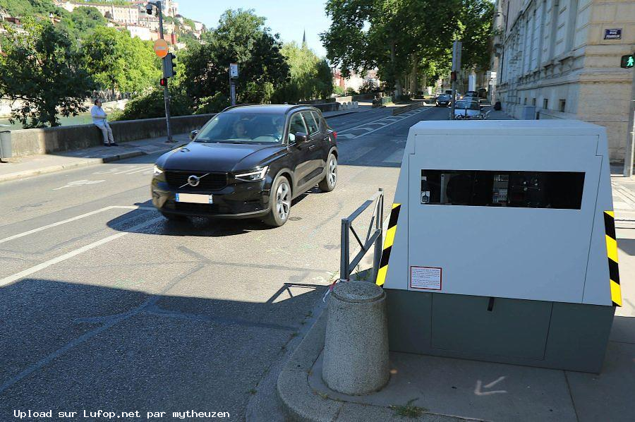 FRANCE photo du radar Quai du Maréchal Joffre Lyon 69 - Rhône