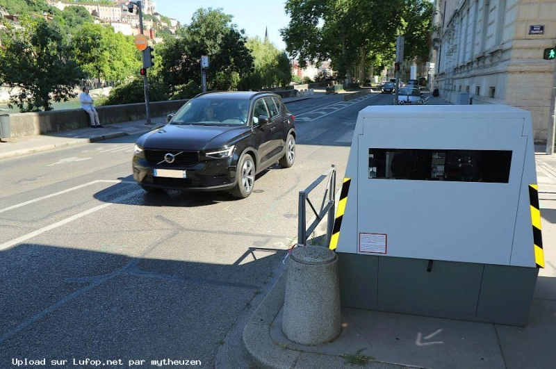 FRANCE photo du radar Lyon Quai Maréchal Joffre 69 - Rhône