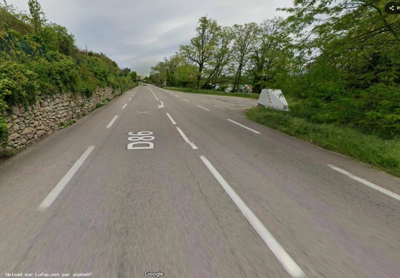 FRANCE photo du radar La  Voulte (Les Cabanes) RN 86  Ardeche (07)