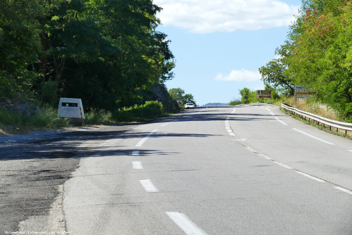 FRANCE photo du radar Alissas D2 - Route des Blaches 07 - Ardèche