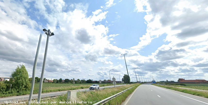 BELGIQUE photo du radar Warneton N58 77 - Hainaut