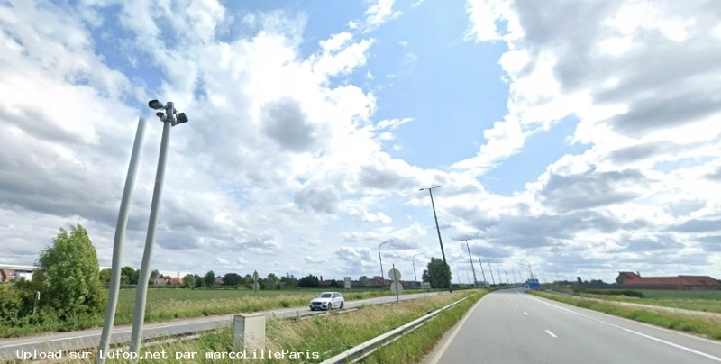 BELGIQUE photo du radar Warneton N58 77 - Hainaut