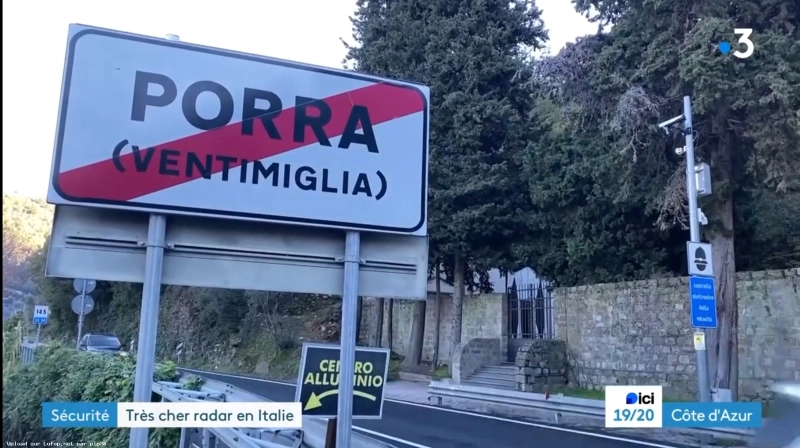 ITALIE photo du radar Porra SS20 18 - Ligurie