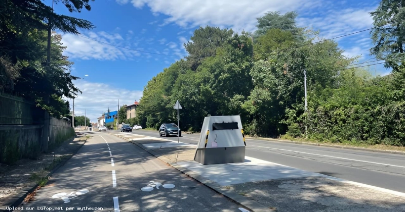 FRANCE photo du radar Charbonnières-les-Bains Route de Paris 69 - Rhône