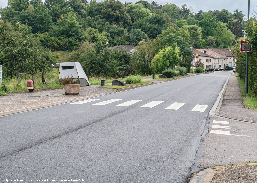 FRANCE photo du radar Thuilley-aux-Groseilles Rue de la Prairie 54 - Meurthe-et-Moselle