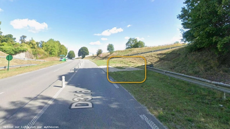 FRANCE photo du radar Luzarches Route du Bois Saint-Ladre 95 - Val-dOise