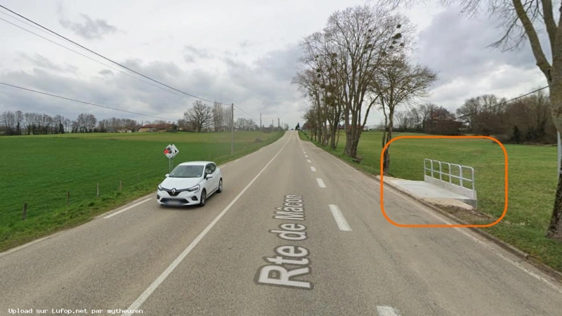 FRANCE photo du radar Saint-Cyr-sur-Menthon Les Croix Vieilles 01 - Ain