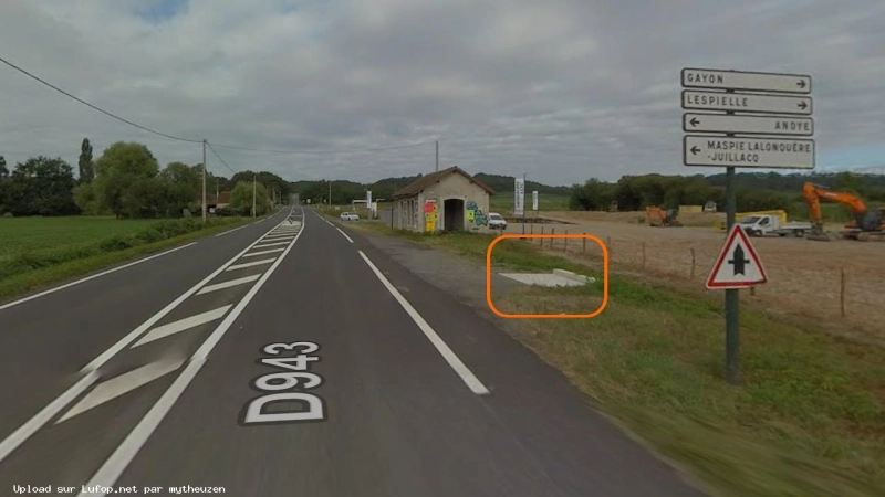 FRANCE photo du radar Simacourbe Cami de Pau 64 - Pyrenées-Atlantiques