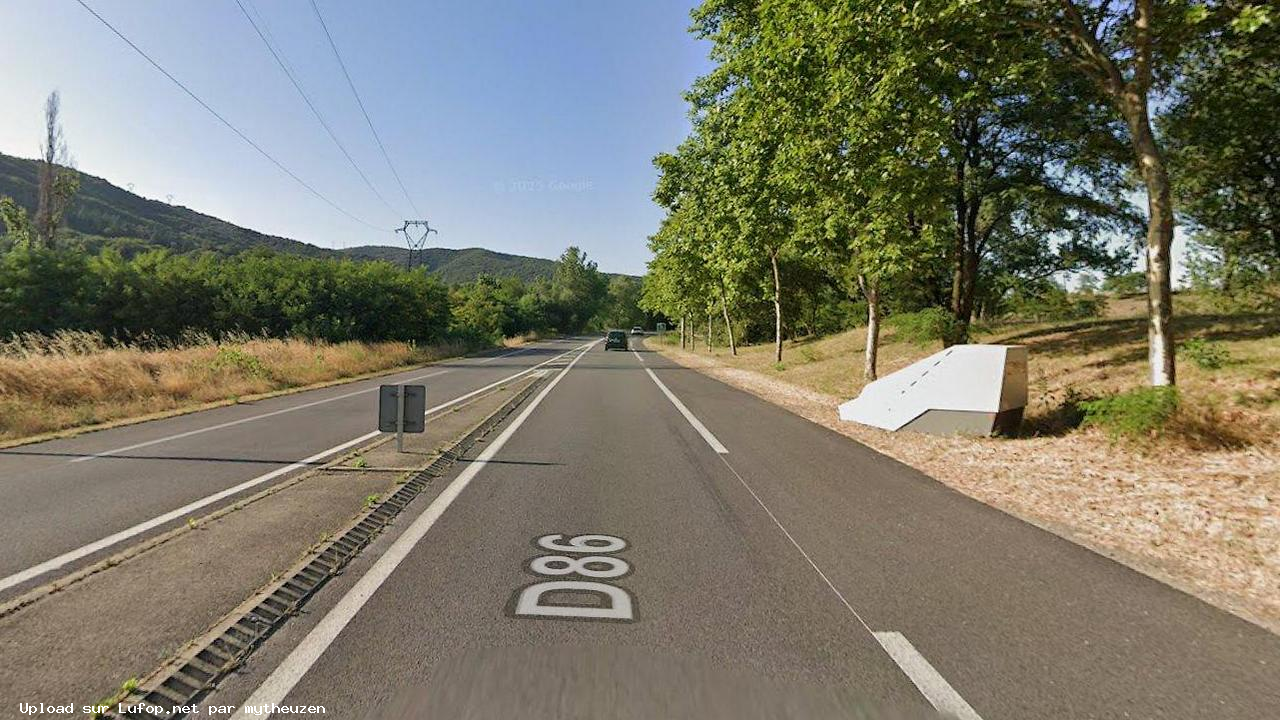 FRANCE photo du radar Beauchastel D86 07 - Ardèche