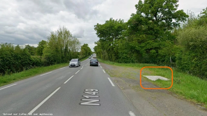 FRANCE photo du radar Châtillon-sur-Thouet N149 79 - Deux-Sèvres