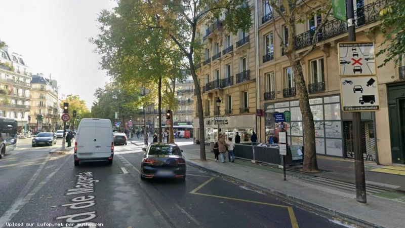 FRANCE photo du radar Paris Boulevard de Magenta 75 - Paris