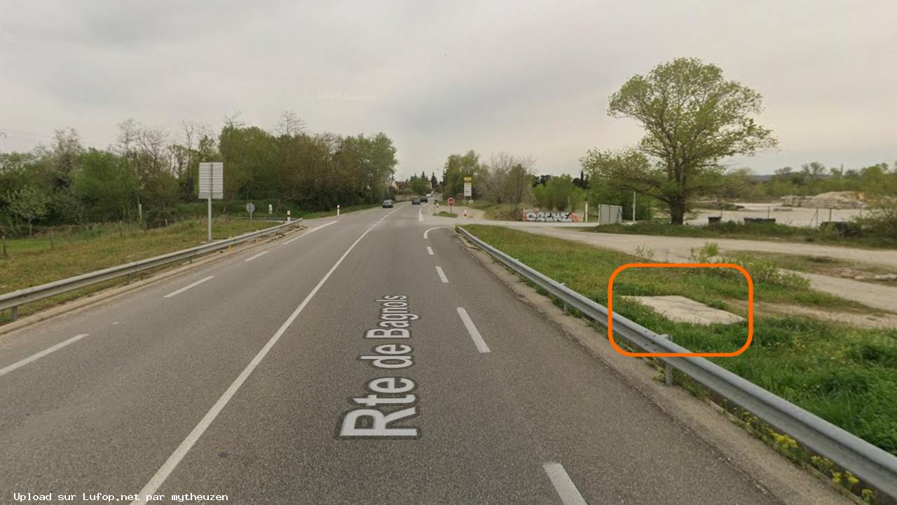 FRANCE photo du radar Laudun-l&acute;Ardoise Route de Bagnols 30 - Gard