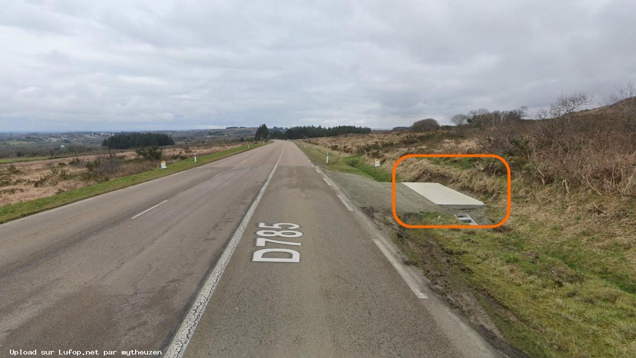 FRANCE photo du radar Plounéour-Ménez D785 29 - Finistère