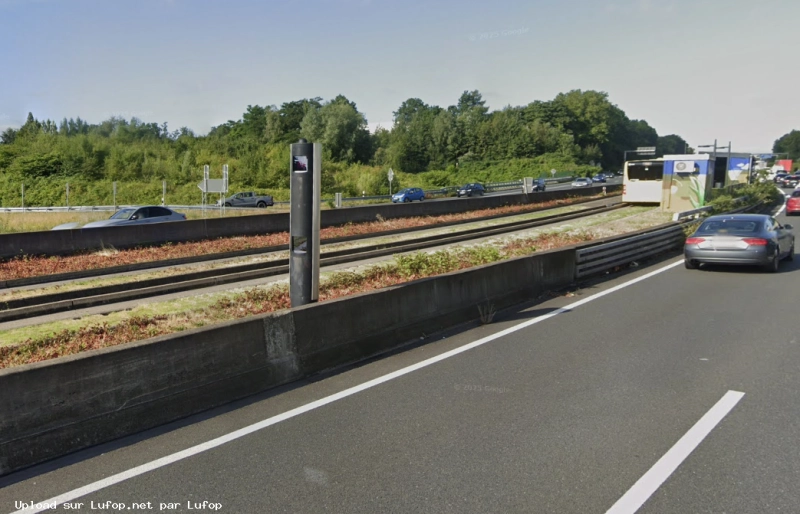 ALLEMAGNE photo du radar Essen Ruhrschnellweg 45 - Rhénanie-du-Nord-Westphalie