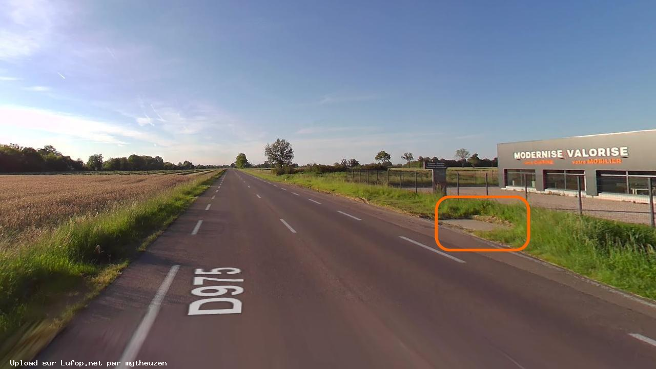 FRANCE photo du radar Bresse Vallons Chemin des 100 Sillons 01 - Ain