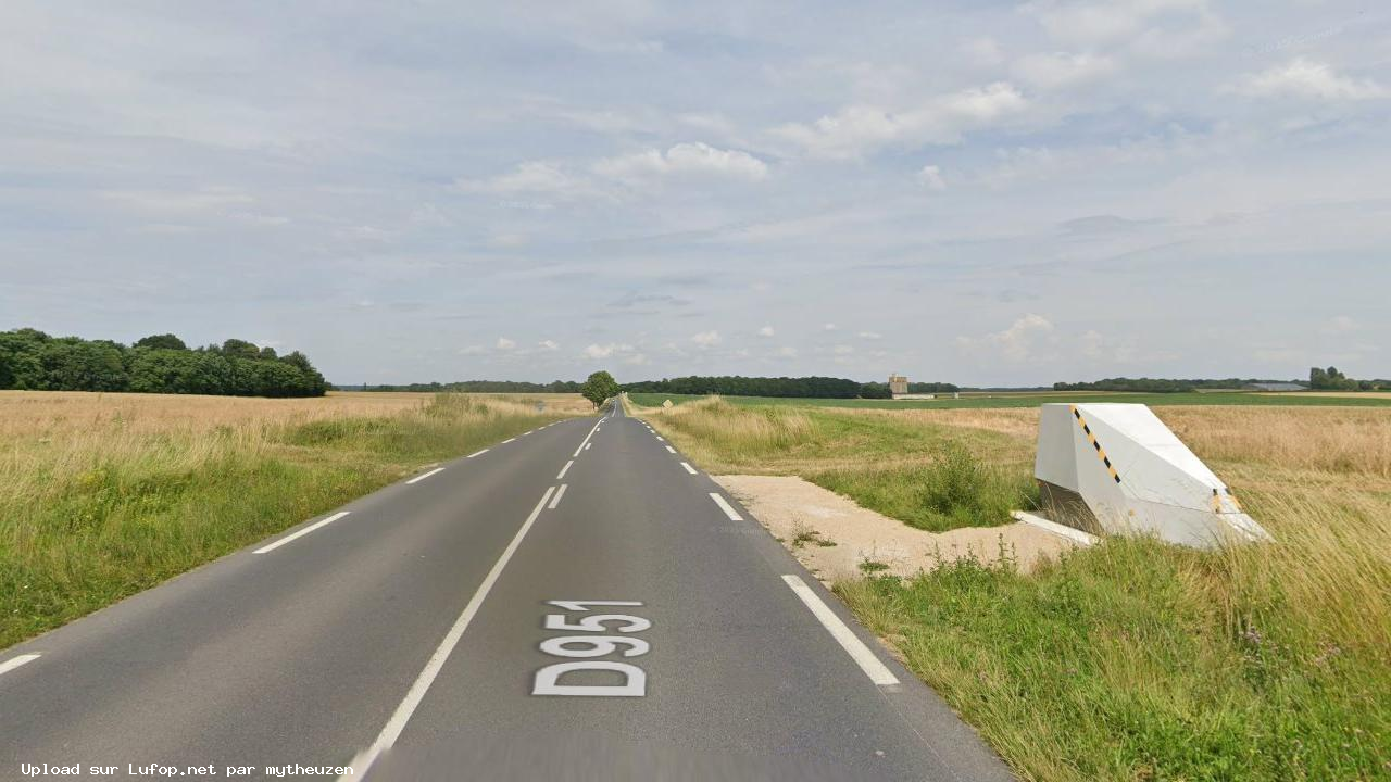 FRANCE photo du radar Brugny-Vaudancourt D951 51 - Marne