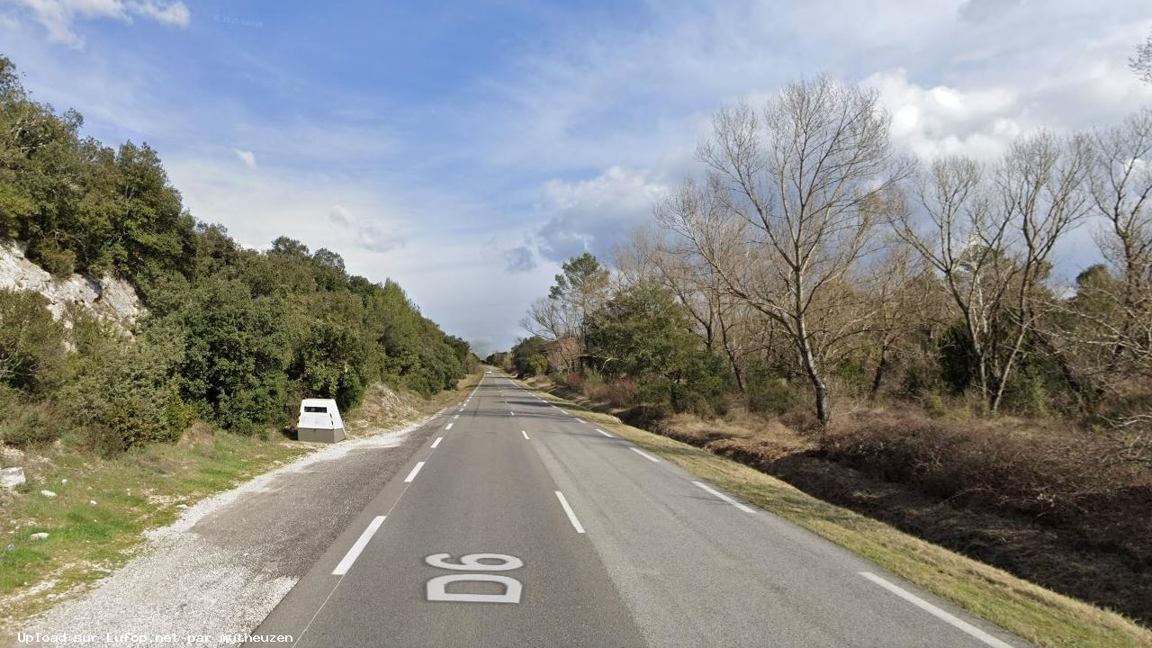 FRANCE photo du radar Fontarèches D6 30 - Gard