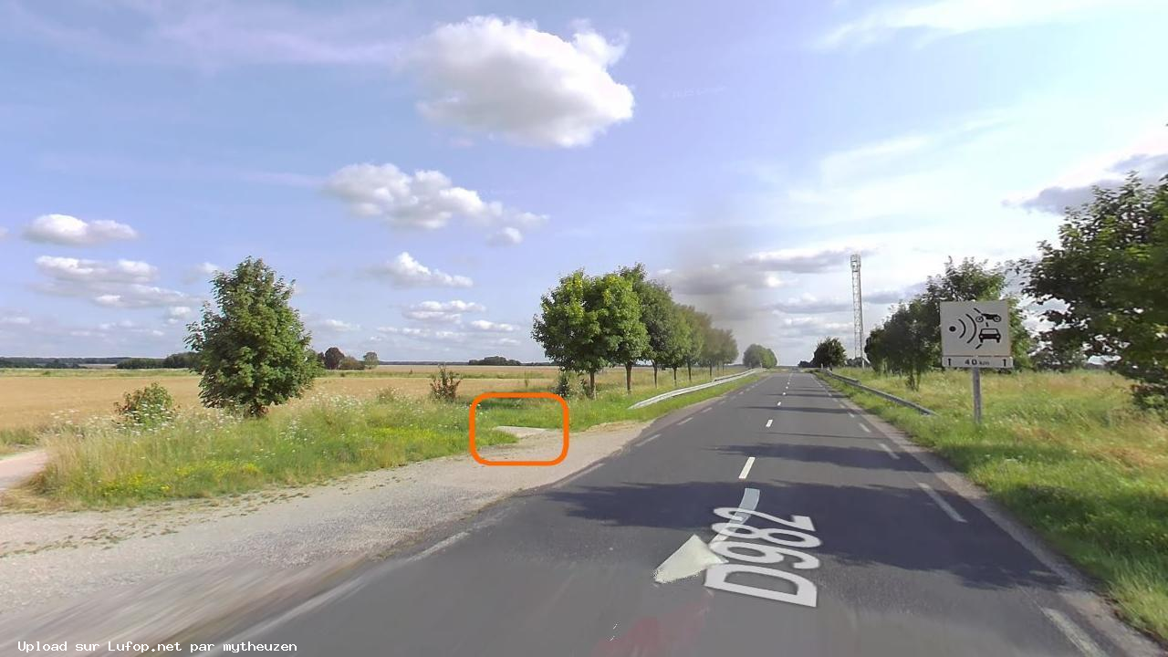 FRANCE photo du radar Sivry-Ante D982 51 - Marne