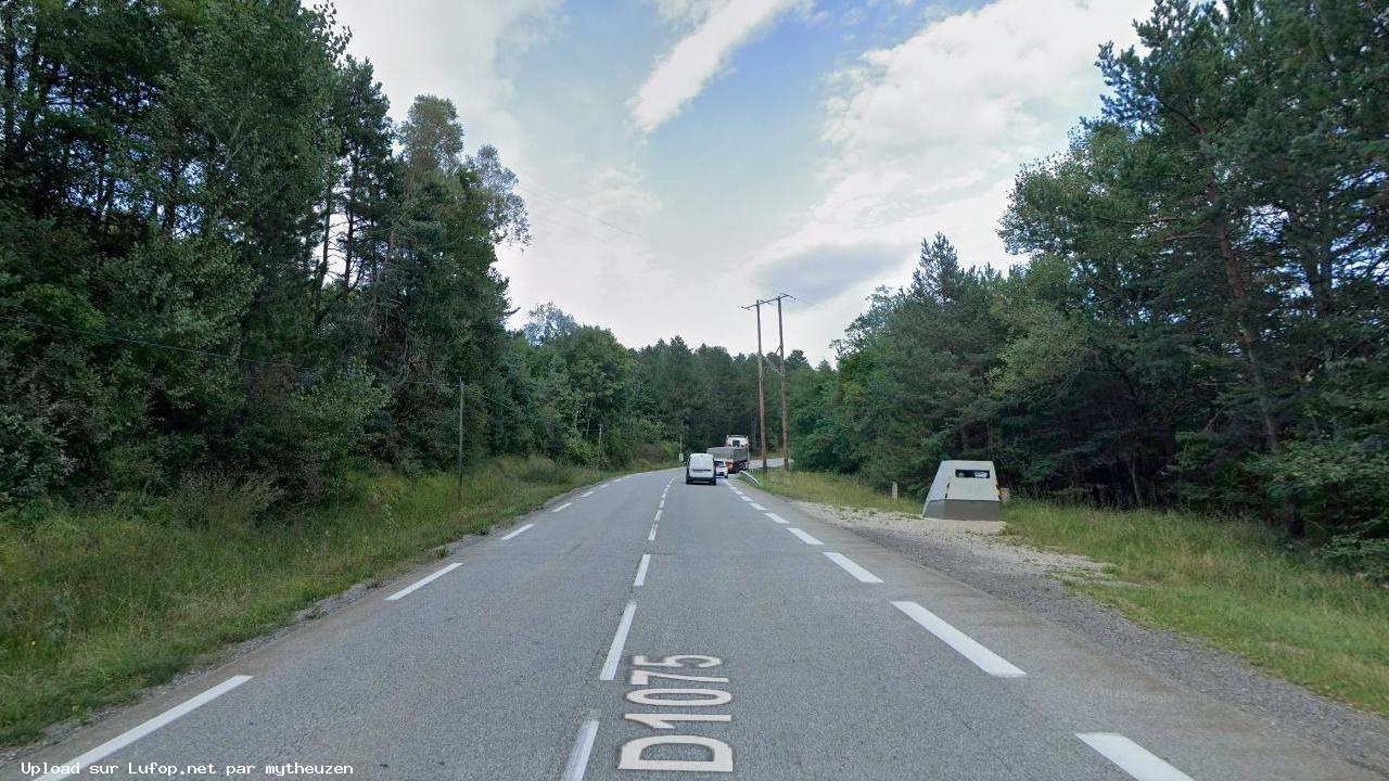 FRANCE photo du radar Saint-Michel-les-Portes D1075 38 - Isère