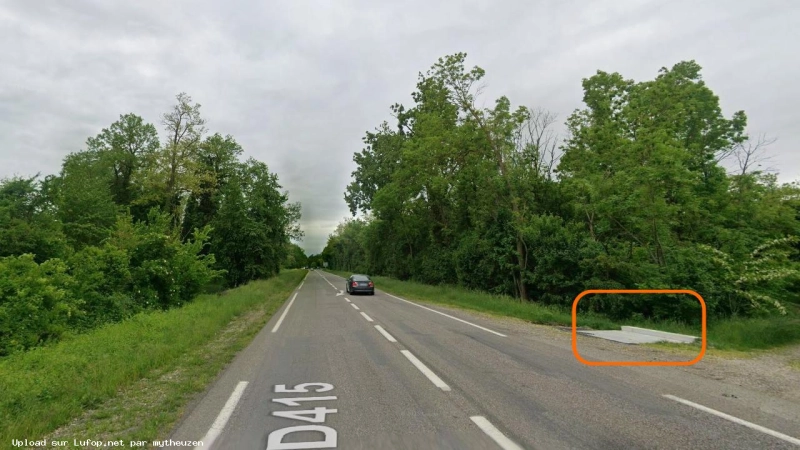 FRANCE photo du radar Volgelsheim D415 68 - Haut-Rhin