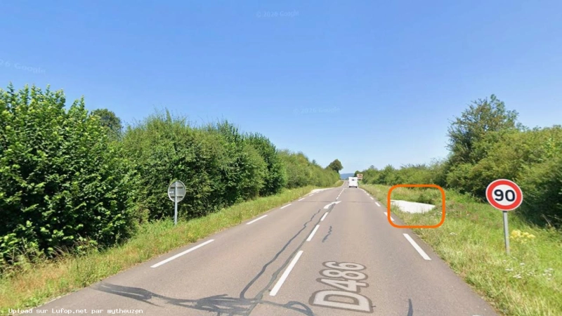 FRANCE photo du radar Lure D486 70 - Haute-Saône