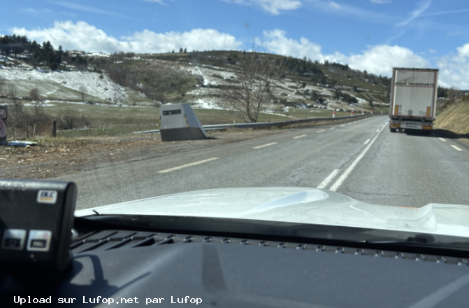 FRANCE photo du radar Châteauneuf-de-Randon N88 48 - Lozère