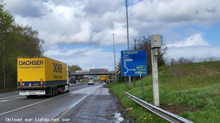 BELGIQUE photo du radar Menin N58 Flandre-Occidentale