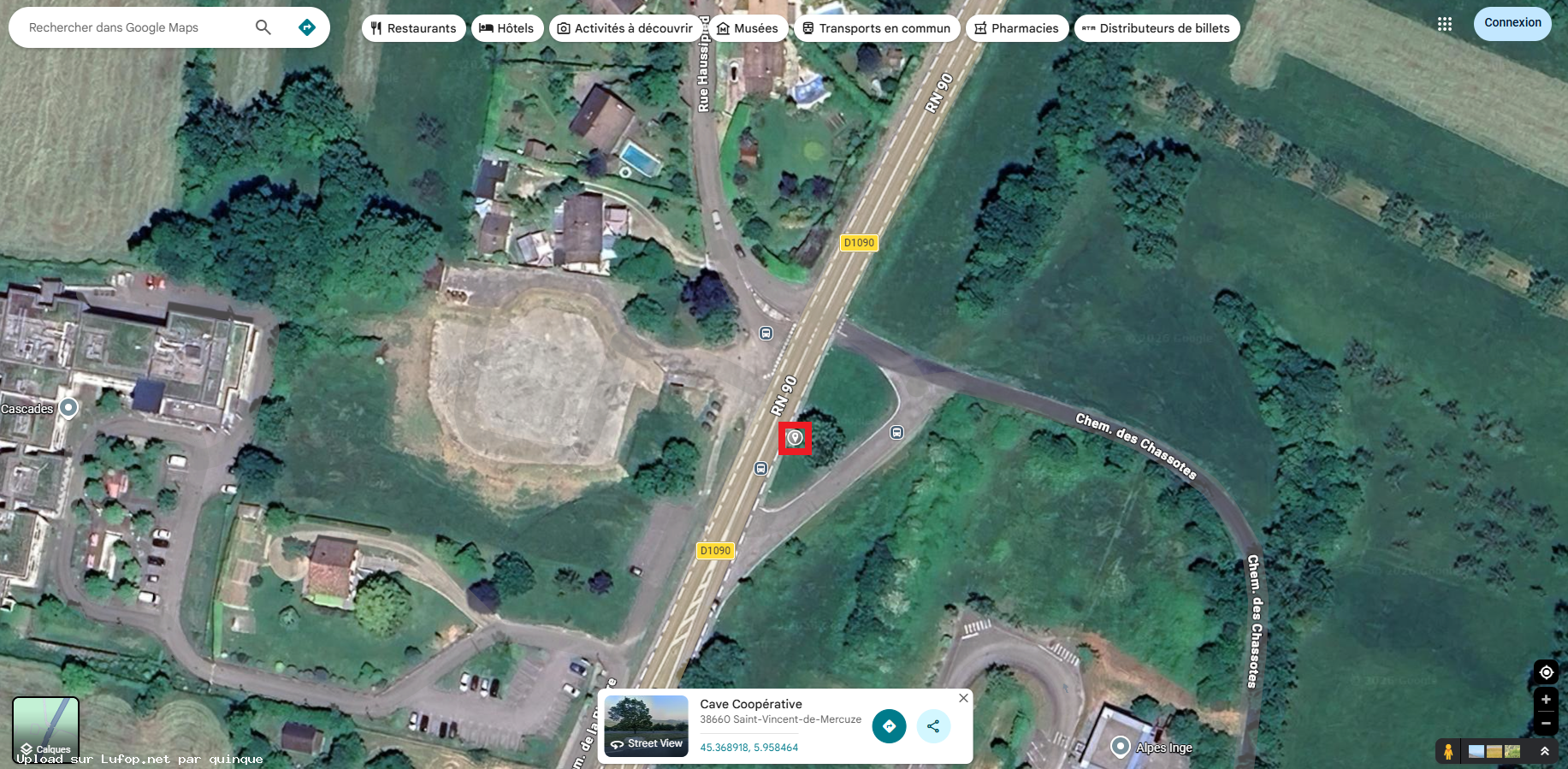 FRANCE photo du radar Saint-Vincent-de-Mercuze D1090 38 - Isère