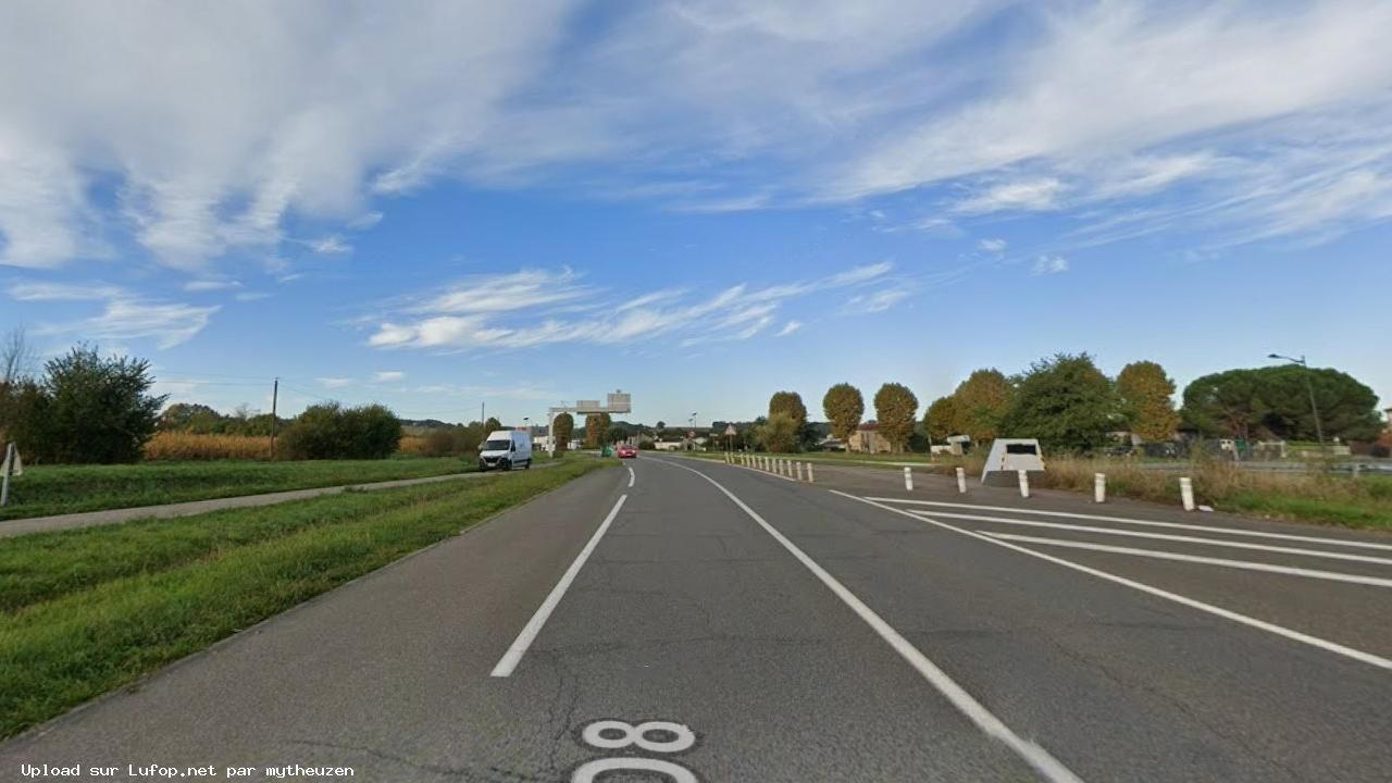 FRANCE photo du radar Damazan D8 47 - Lot-et-Garonne