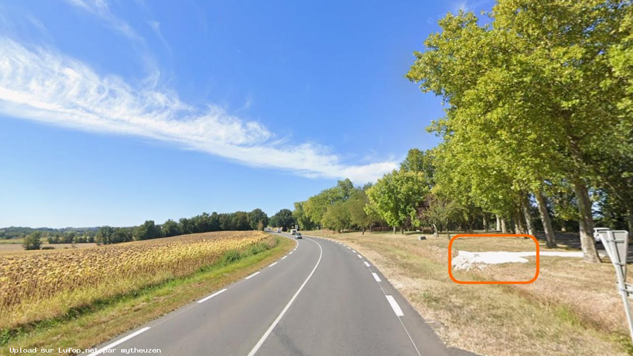 FRANCE photo du radar Lougratte N21 47 - Lot-et-Garonne