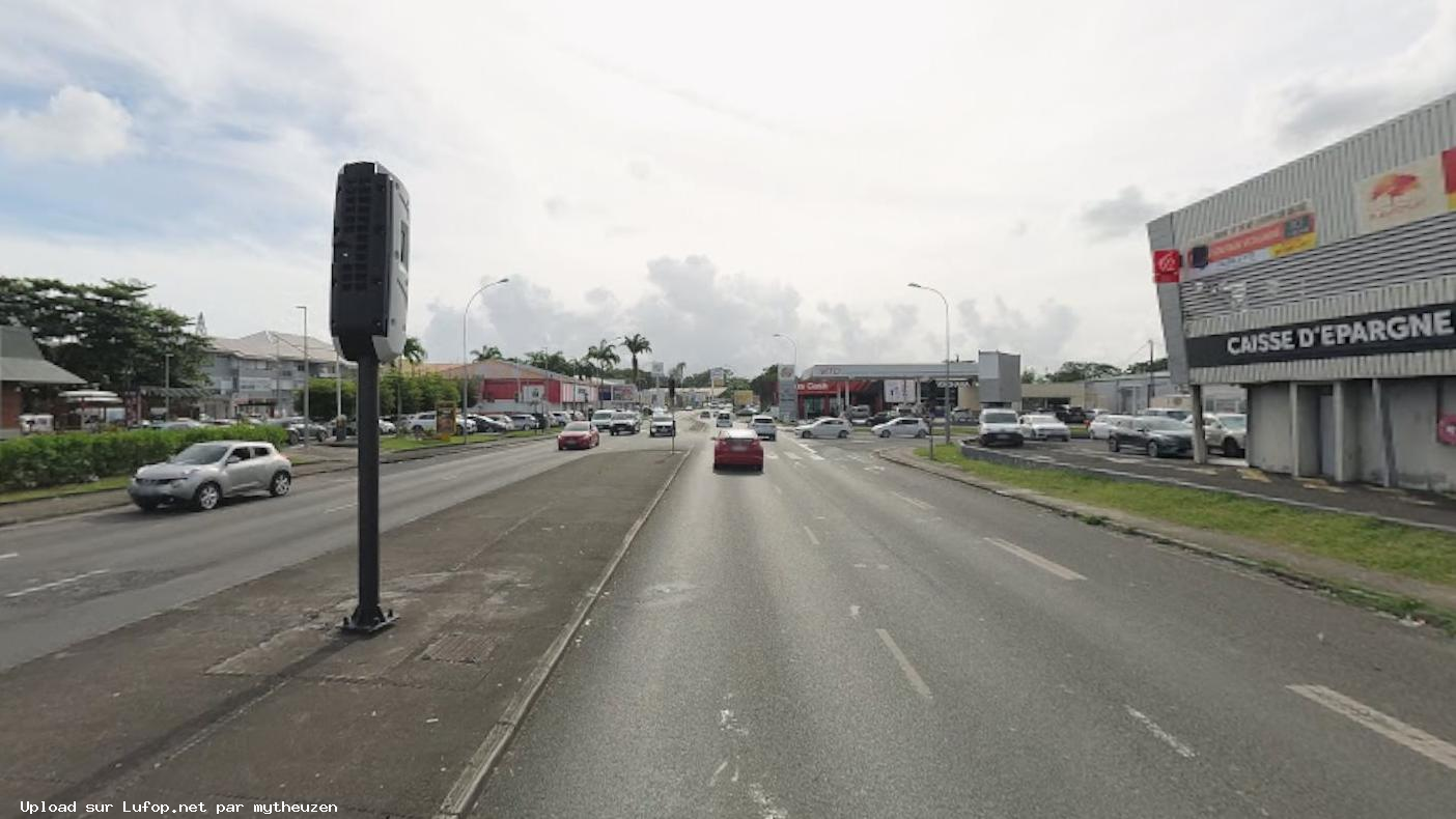 FRANCE photo du radar Les Abymes Avenue Patrick Saint Eloi 971 - Guadeloupe