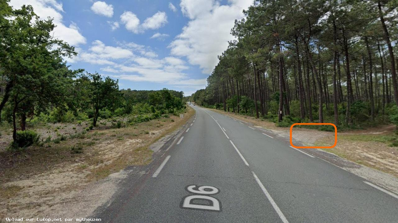FRANCE photo du radar Lacanau D6 33 - Gironde
