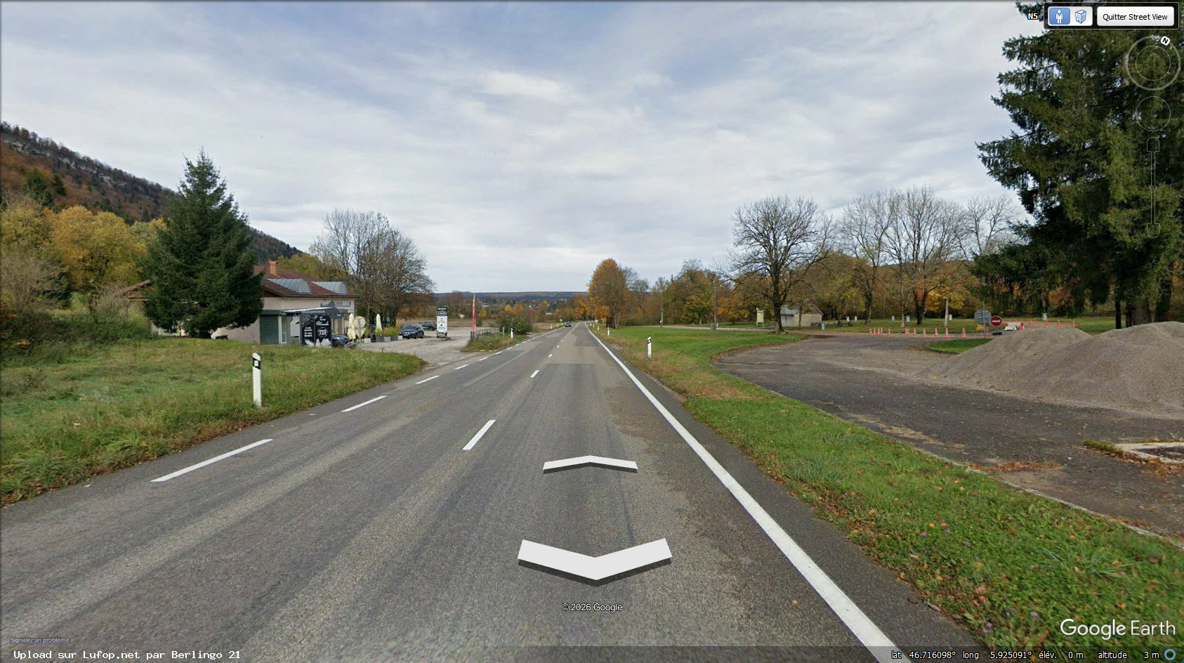 FRANCE photo du radar Cize N5 39 - Jura