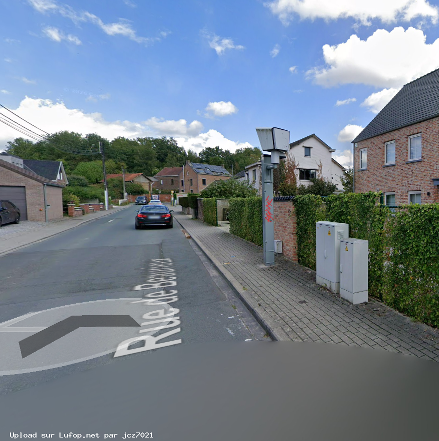 BELGIQUE photo du radar Beaurieux Rue de Beaurieux Brabant Wallon