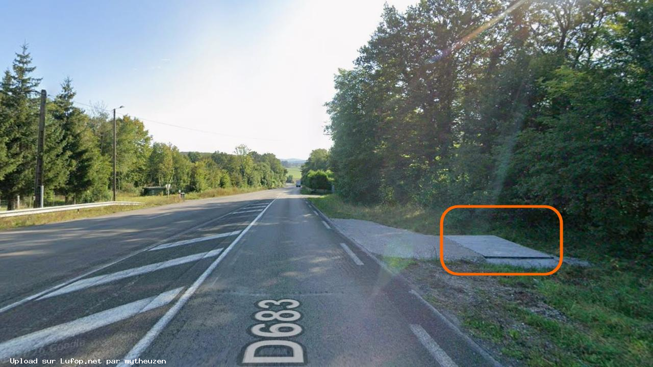 FRANCE photo du radar Roulans D683 25 - Doubs